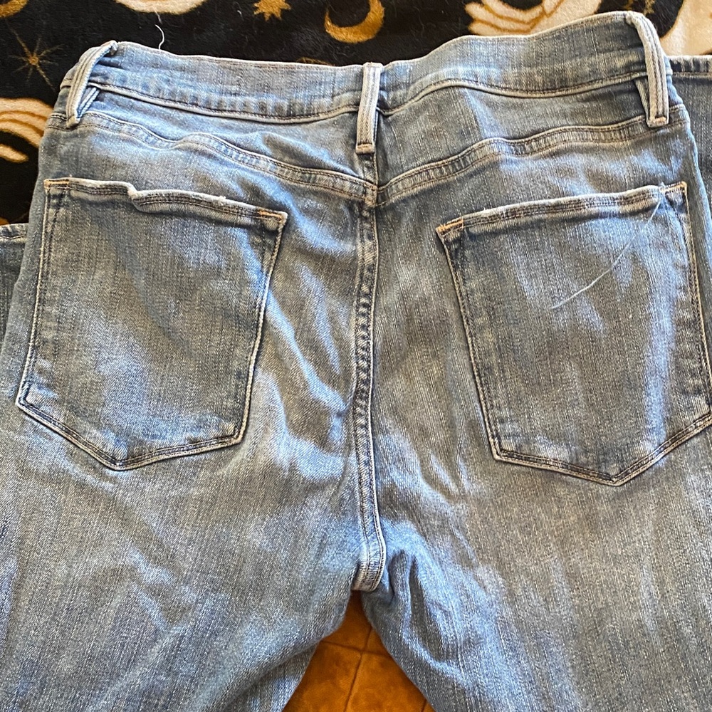Frame Denim Light Blue Flare Jeans